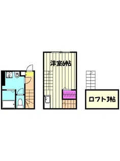 メゾン・ド・プランドール蘇我【1階】の間取り