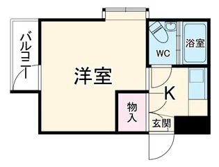 スカイパレスⅡ【2階】の間取り