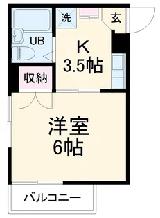 ボヌール南浦和【2階】の間取り