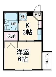 ボヌール南浦和【3階】の間取り