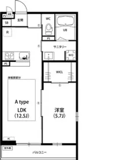 リブリ・イーストガーデン【2階】の間取り