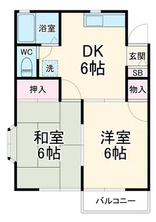 コーポ・エル【2階】の間取り