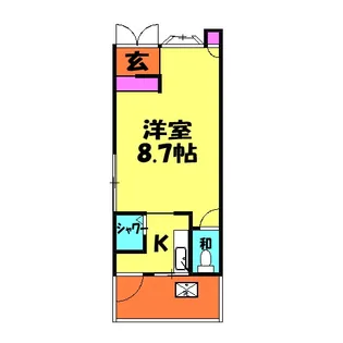 小杉荘【102号室】の間取り