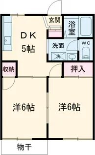 新栄ハイツA【202号室】の間取り