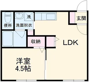 プレシャスピア蕨【102号室】の間取り