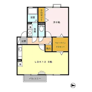 カンパーニュ C【2階】の間取り
