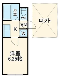 シティハイム大野【1階】の間取り