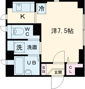 サヤ東池袋【1階】の間取り