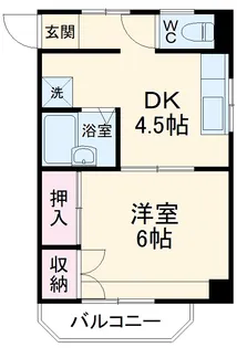 コーポ関根【5階】の間取り