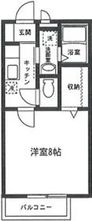 パナハイツ柏木【101号室】の間取り