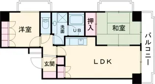 荻窪パークハウス【2階】の間取り