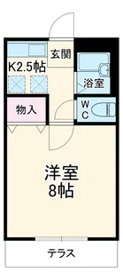 コーポウインズABC【1階】の間取り