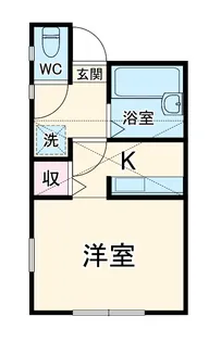 ラズベリー共和【103号室】の間取り