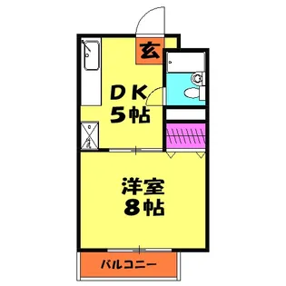 L&M川口【301号室】の間取り