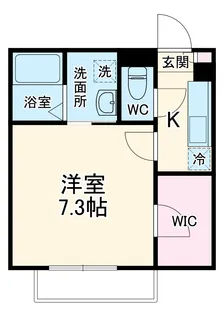 ベレオ淵野辺【1階】の間取り