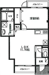 グリーンゲイブルズ【1階】の間取り