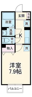 パセオ亀井【2階】の間取り