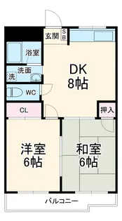 三矢ハイム【3階】の間取り