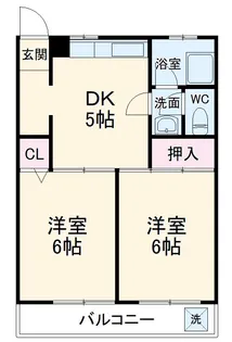 芝銀座ハイツ【3階】の間取り