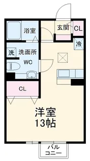 リヴェール【1階】の間取り