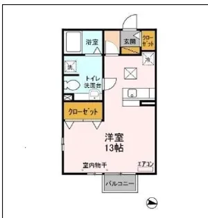 リヴェール【1階】の間取り