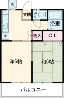 信栄ハイツ【2階】の間取り