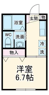 フェリーチェ蘇我【1階】の間取り