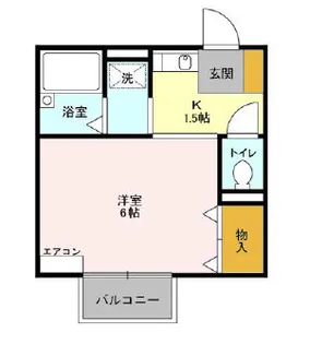 サニーハウスS【1階】の間取り
