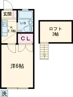 フラワーハイツ【2階】の間取り