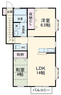 セントポーリア【2階】の間取り