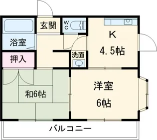 プチメゾントシ【2階】の間取り