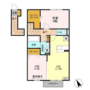レムロード・M【2階】の間取り