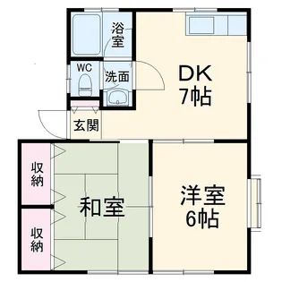 カーサ大久保C【101号室】の間取り