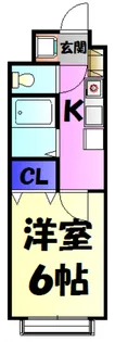 ハイムシイナ【3階】の間取り