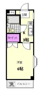 シャンプル井上【2階】の間取り