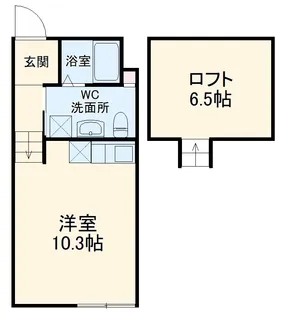 コンフォルト黒砂【2階】の間取り