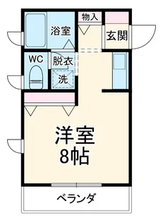 カーサ公園通り【2階】の間取り