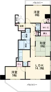 リーベスト西千葉【2階】の間取り