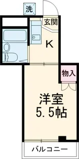 サンタハウス【3階】の間取り