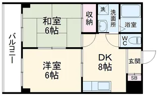 メゾン・ド・ハル【2階】の間取り