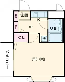 ライオンズマンション荻窪館【2階】の間取り