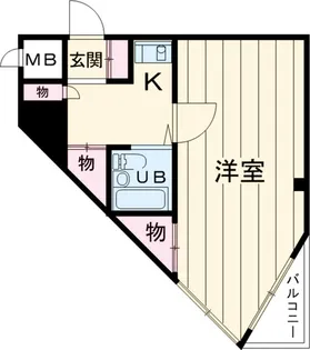 フレンド清水【307号室】の間取り