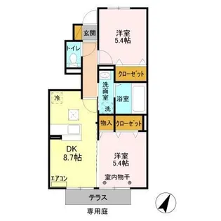 とまり木【1階】の間取り
