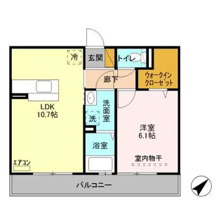 グランヒル【3階】の間取り