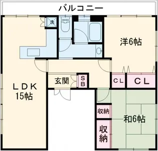 シャルム荻窪【4階】の間取り