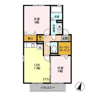 シュタインベルク 東館【2階】の間取り