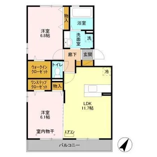 セレーノ【3階】の間取り