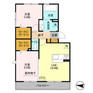 パレス オン【2階】の間取り