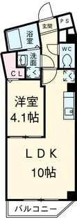 MID SQUARE【4階】の間取り