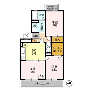 パンプキンハウス【2階】の間取り